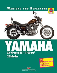 Couverture revue technique Yamaha XV Virago - 2 Zylinder 535- 1100 cm³