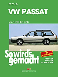 Omslag werkplaatshandboek VW Passat - Benziner (9/1980-3/1988)