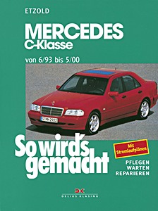 Okładka instrukcji napraw Mercedes-Benz C-Klasse (W202) - Benziner (6/1993-5/2000)
