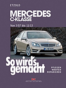 Omslag werkplaatshandboek Mercedes-Benz C-Klasse (W204) - Benziner und Diesel (3/2007-11/2013)