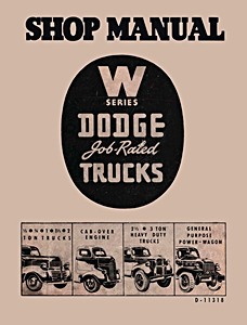 Livre: 1941-1947 Dodge Truck W Series Shop Manual