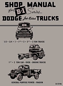 Livre: 1948-1949 Dodge Truck B-1 Series Shop Manual