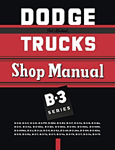 Livre: 1951-1952 Dodge Truck B3 Shop Manual