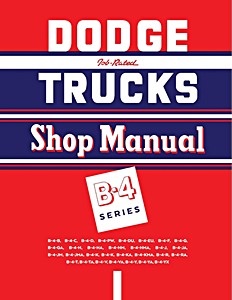 Livre: 1953 Dodge Trucks B-4 Series Shop Manual