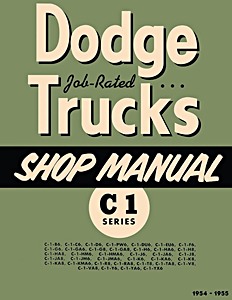 Livre: 1954-1955 Dodge Truck C-1 Shop Manual