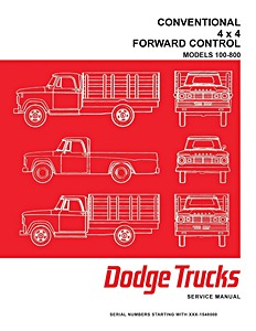 Livre: 1966 Dodge Truck 100-800 Shop Manual