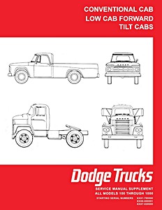 Livre: 1968 Dodge Truck 100-1000 WSM Supplement