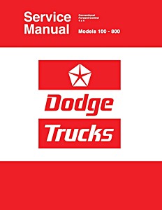 Livre: 1975 - 1976 Dodge Truck 100-800 Shop Manual