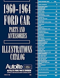 60-64 Ford Car Parts / Accessories Catalog - 3 Vol