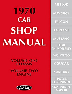 1970 Ford Car Shop Manual (5 Volume Set)