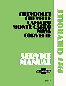 Livre: 1977 Chevrolet Service Manual