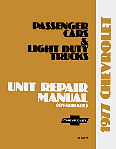 Livre: 1977 Chevrolet Car / Truck Unit Repair Manual