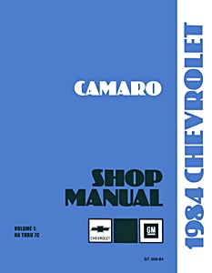 1984 Chevrolet Camaro Shop Manual