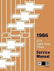 1986 Chevrolet S-10 LD Truck WSM