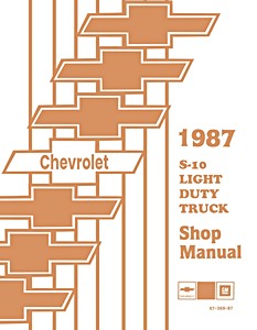 1987 Chevrolet S-10 Light Duty Truck Shop Manual