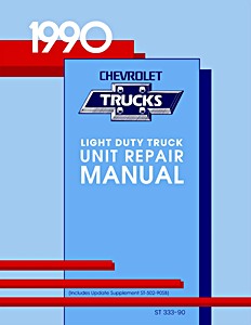Portada manual 1990 Chevrolet Light Duty Truck - Unit Repair Manual