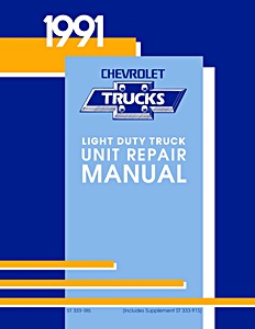 Portada manual 1991 Chevrolet Light Duty Truck - Unit Repair Manual