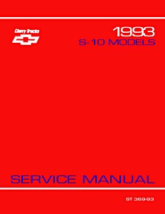 1993 Chevrolet S-10 Models - Service Manual