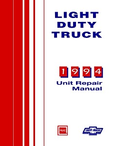 Portada manual 1994 Chevrolet / GMC Light Duty Truck - Unit Repair Manual