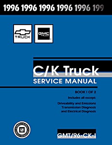 Cover repair manual 1996 Chevrolet / GMC C/K Truck - Service Manual (2 Book Set)