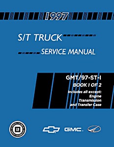 Portada manual 1997 Chevrolet / GMC / Oldsmobile S/T Truck - Service Manual (2 Book Set)