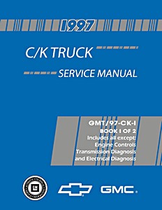 Cover repair manual 1997 Chevrolet / GMC C/K Truck - Service Manual