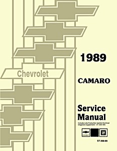 Livre: 1989 Chevrolet Camaro Service Manual