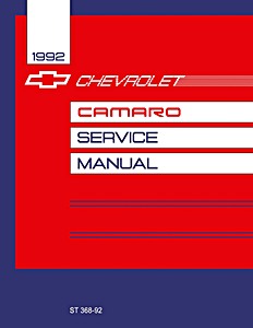 Livre: 1992 Chevrolet Camaro Service Manual