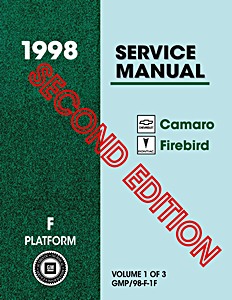 1998 Chevrolet Camaro / Pontiac Firebird - F-Platform Service Manual (3 Volume Set)