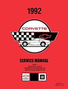 1992 Chevrolet Corvette Service Manual (Chassis & Body) (3 Volumes)