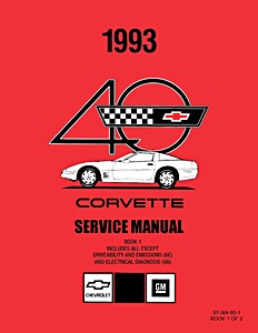 1993 Chevrolet Corvette Service Manual (Chassis & Body) (4 Volumes)