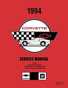 1994 Chevrolet Corvette Service Manual (Chassis & Body) (4 Volumes)