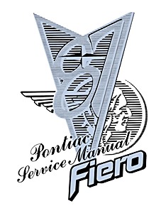 Livre: 1987 Pontiac Fiero Service Manual