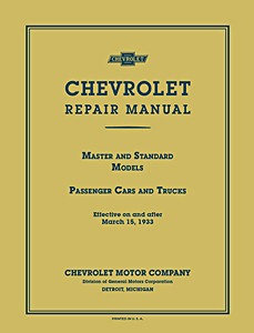 Livre: 1933 Chevrolet Car & Truck WSM