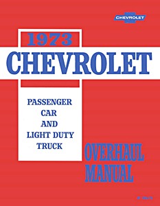 Livre: 1973 Chevy Car / Truck Overhaul Manual