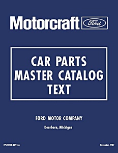 1973-1979 Ford Car Parts Master Catalog Set