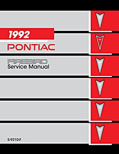 Livre: 1992 Pontiac Firebird Service Manual