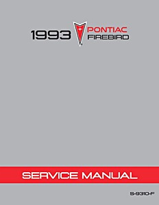 Livre: 1993 Pontiac Firebird Service Manual