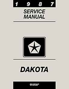 Livre: 1987 Dodge Dakota Truck 2WD 4WD Service Manual