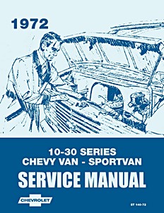 Livre: 1972 Chevrolet Van Sportvan Service Manual