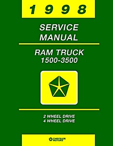 Livre: 1998 Dodge Ram 1500-3500 Truck Shop Manual