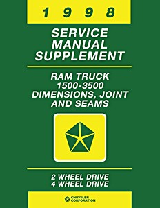 Livre: 1998 Dodge Ram - Dimensions, Joint, and Seams - SMS