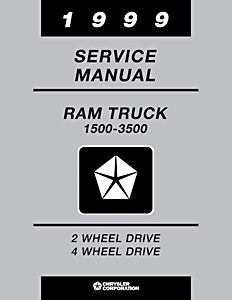 Livre: 1999 Dodge Ram 1500-3500 Truck Shop Manual