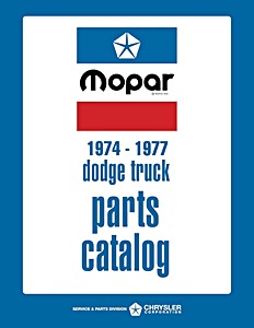 Livre: 1974-1977 Dodge LD / MD / HD Truck Parts Catalog