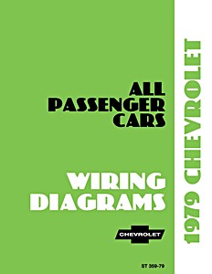 1979 Chevrolet Car Wiring Diagrams - 11x26 inches Foldouts