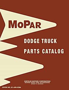 Livre: 1961 - 1962 Dodge Pickup and Truck Parts Catalog Book