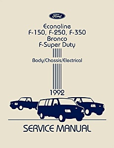 1992 Ford F-150-350 Truck, Econoline, Bronco WSM Set