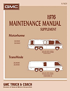 1976 GMC Motorhome and TransMode - WSM Supplement