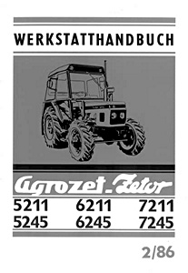 Książka: Zetor Agrozet 5211 / 6211 / 7211 - WHB (02/1986)