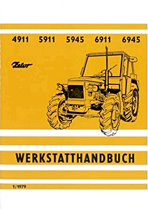 Książka: Zetor 4911 / 5911, 5945 / 6911, 6945 - WHB (01/1979)